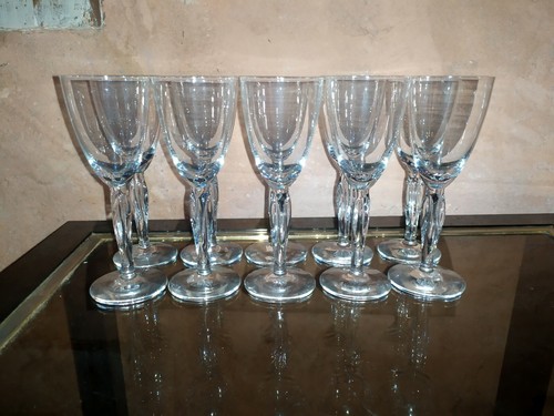 Verre pied porto en - à,