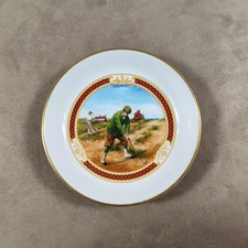 Cendrier Royal Worcester Golfing Collection par Mervyn Buckley Vintage 1970