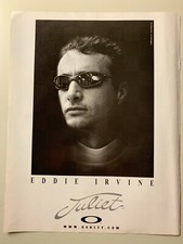PUBLICITE 1999 - OAKLEY JULIET - EDDIE IRVINE
