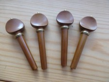 4 Buis Violon Chevilles Avec Laiton Broche Et Col , 4/4 Complet Taille, Prof.