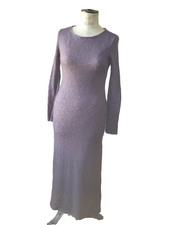 Robe longue en maille Etam knitted long dress T.42 sz L/XL