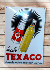 Plaque émaillée TEXACO Huile