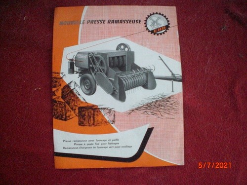 Ancien prospectus publicitaire - ancien,