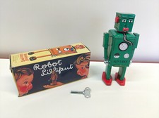 Q.S.H. (MS397) Lilliput - Robot mécanique en tôle (marcheur)