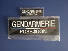 GENDARMERIE - ELR - OPERATION POSEIDON (2) - DUO DE BANDES PVC 3D POUR GILET