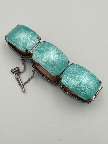 Bracelet vintage émaux émail