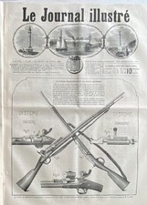JOURNAL ILLUSTRE 1866 N° 142 FUSIL A AIGUILLE CHASSEPOT SNIDERS - MARIAGE RUSSE