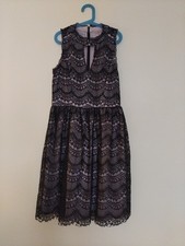 Robe soirée dentelle noire 36 ANNA FIELD