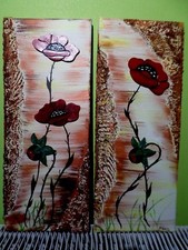 2 TABLEAUX COQUELICOTS