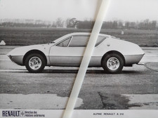 Photo Presse RENAULT ALPINE A 310   a9