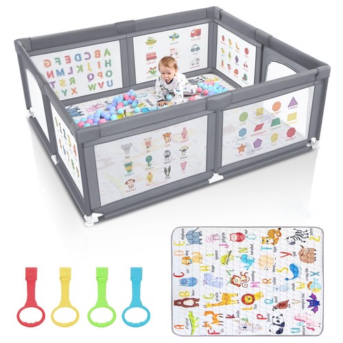 Corral para bebes con tapete - para,