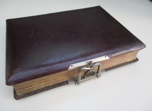 Album photo ancien cuir - album, ancien,