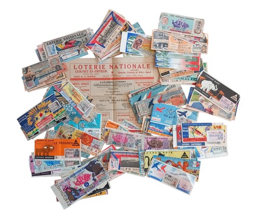 Lot 150 billets loterie - lot,