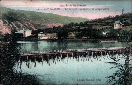 Cpa montherme le barrage - -,