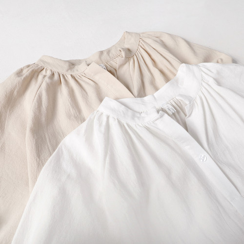 Femme coton lin robe chemise - coton,