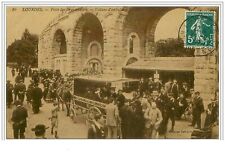 65.LOURDES.POSTE DES BRANCARDIERS.VOITURE D'AMBULANCE