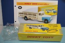 DINKY TOYS =CITROEN CAMION LAITIER TYPE 55 NEUF EN BOITE N°586 + BLISTER #1/43 .