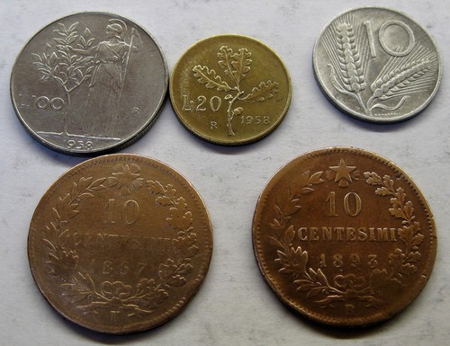 Lot pièces monnaie - 5,