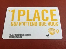 TELECARTE CARTE CINEMA GAUMONT, GAUMONT PATHÉ, PATHÉ. VERSO 2