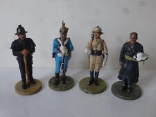 Lot 10 figurines en plomb Sapeurs Pompiers de divers pays Del Prado