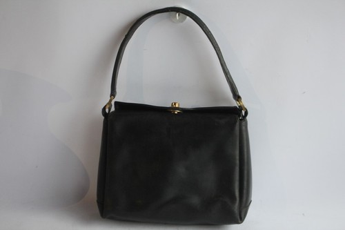 Gucci sac main cuir noir - sac,