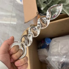 19CM Godemichet En Verre