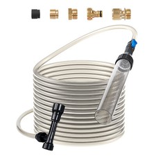 VEVOR Aspirateur à gravier pour aquarium nettoyeur à siphon en PVC de 7,6 m