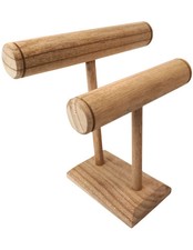 Présentoir a bracelets et montres 2 joncs en bois 