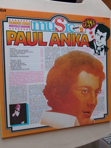 Paul anka vinyles volume - anka,,