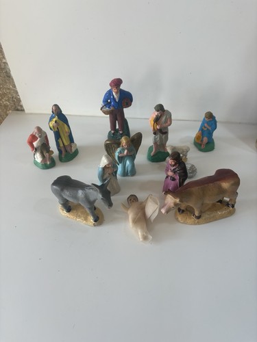 Santon creche platre - santon,