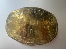 plaque de métier, Garde