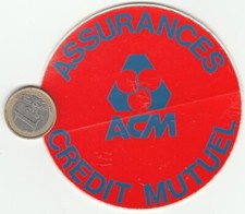 AUTOCOLLANTS . Assurances CREDIT MUTUEL. Oldies - Vintage