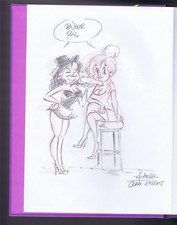 Dédicace de charme D'AUWE    BLAGUES COQUINES n°25  Ed. JOKER  EO 2012