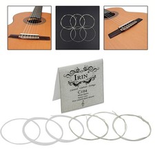 Cordes de guitare professionnelles stables et durables 6 pièces en nylon pour g