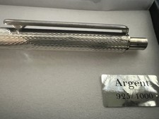 Stylo bille argent massif - À,