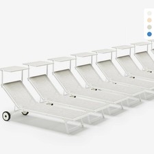 20 Bains de soleil avec roues