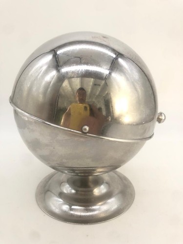 Sucrier boule métal inox