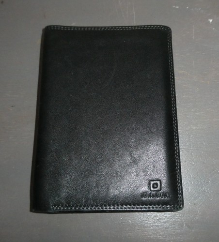 Grand portefeuille cuir noir - portefeuille,