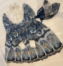 🌸Jupe pull céleste marine