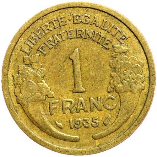 14311 franc 1935 - -, morlon