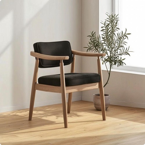 Fauteuil velours côtelé - en,