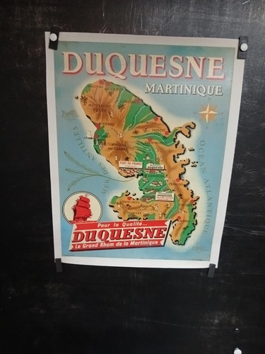 Belle affiche rhum duquesne - affiche,