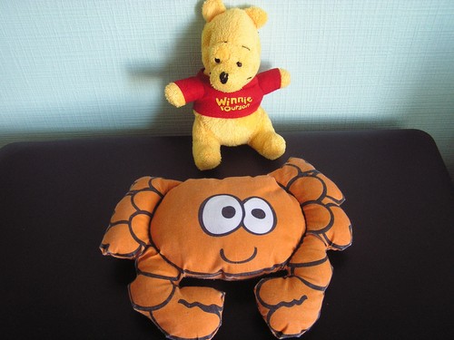 Hochet crabe et peluche - hochet,