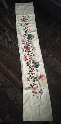 Chine ancien tissu brodé - ancien,