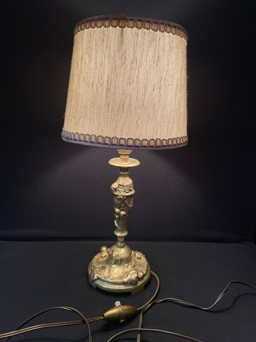 Lampe table bronze doré - de,