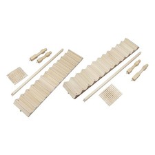 Escalier miniature en bois