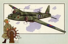 AVION VICKERS ARMSTRONG WELLINGTON  TINTIN AVIATION 39 45 Chèque 4 Voir Savoir