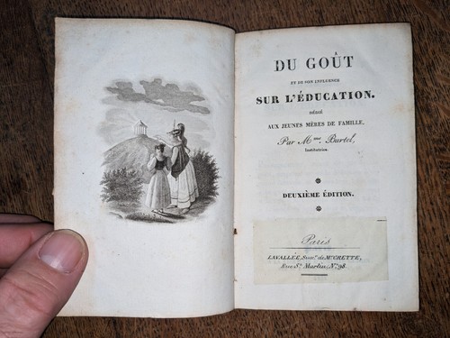 Livre ancien burtel du - -, gout