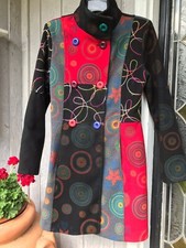 Italy Colorful Ladies  Double Breasted Coat 36