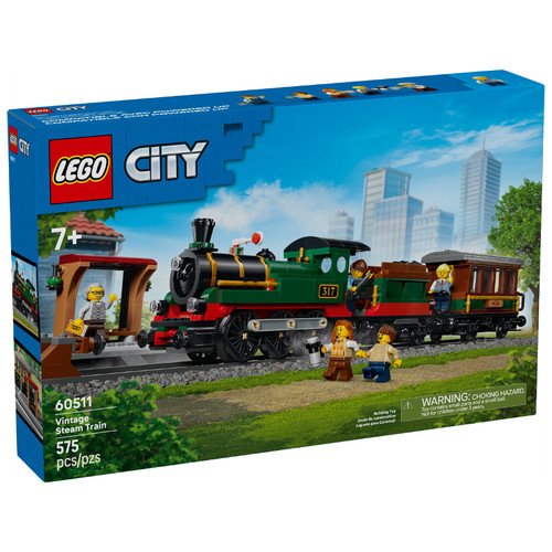 Lego 60511 train vapeur - train,
